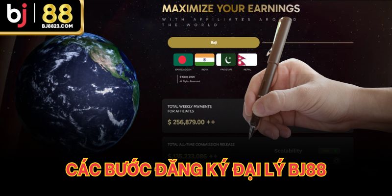 Các bước đăng ký đại lý BJ88