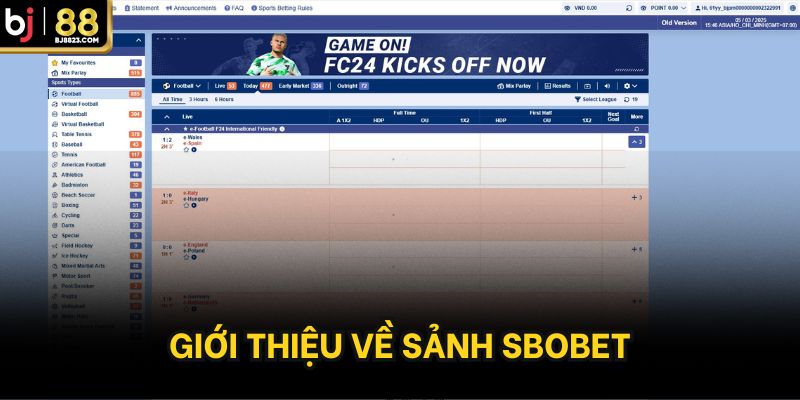 Giới thiệu về sảnh Sbobet