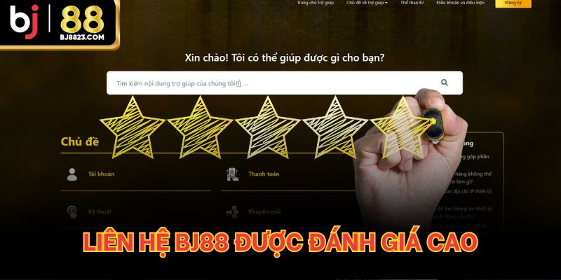 Hệ thống liên hệ của nền tảng được đánh giá cao.